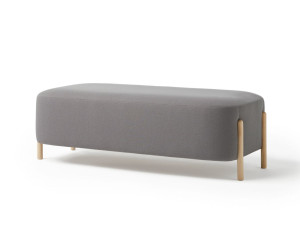 Мягкая скамейка из ткани