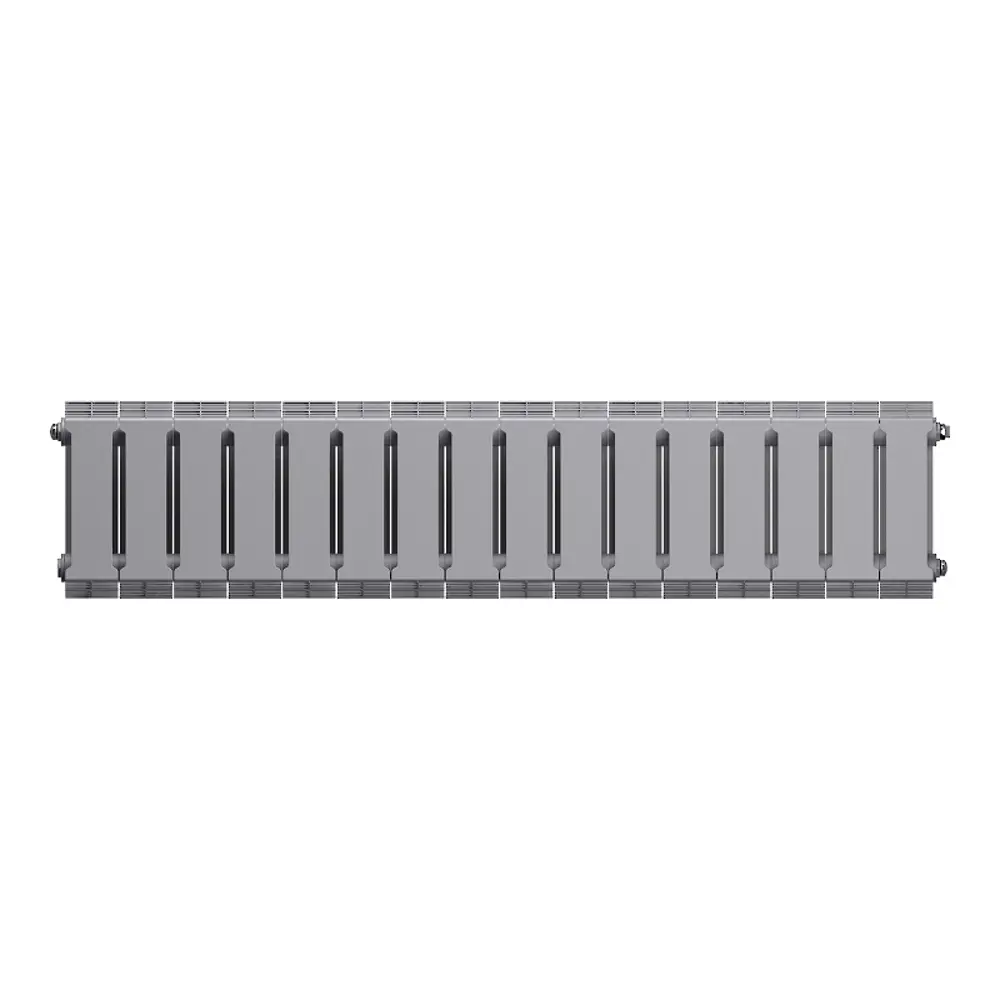 Радиатор секционный Royal Thermo Pianoforte 200/100 16 секций боковое подключение биметалл серый 86733729 STLM-2075876  - Вид №2