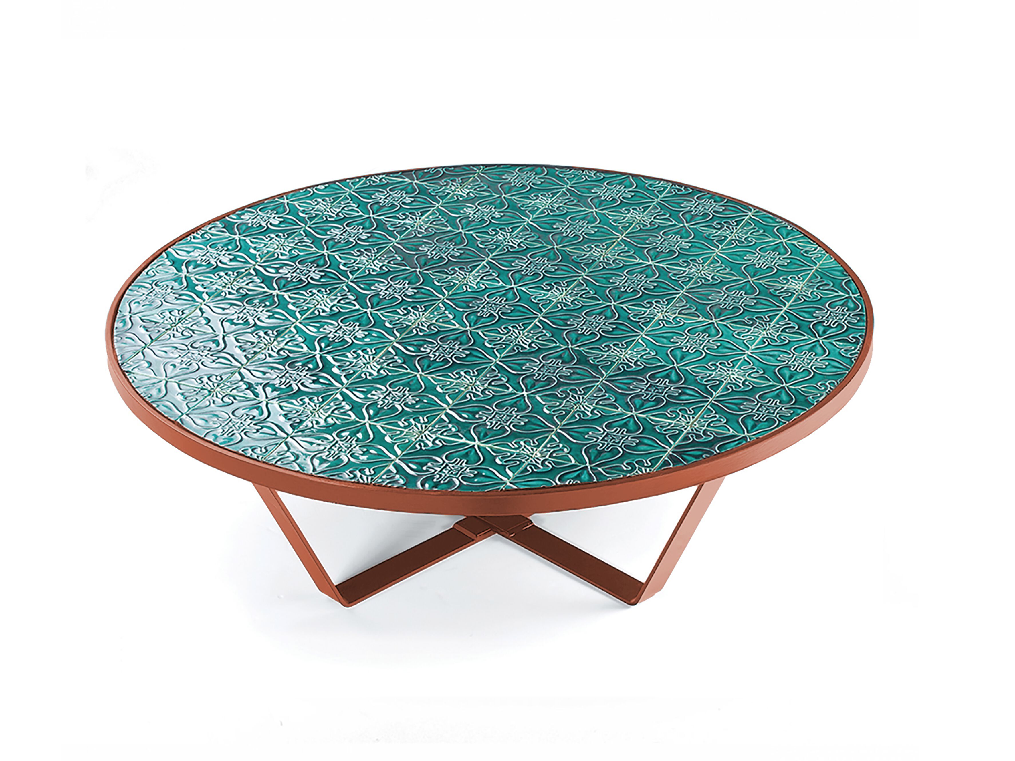 Круглый керамический журнальный столик Mambo Unlimited Ideas Caldas ARCH-00098942 - Вид №1