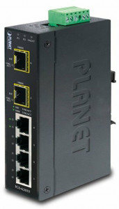 IGS-620TF Planet ip30 industrial 4-port 10/100/1000t + 2-port 100/1000x sfp gigabit switch (-40 to 75 degree c) PLANET Technology Corporation