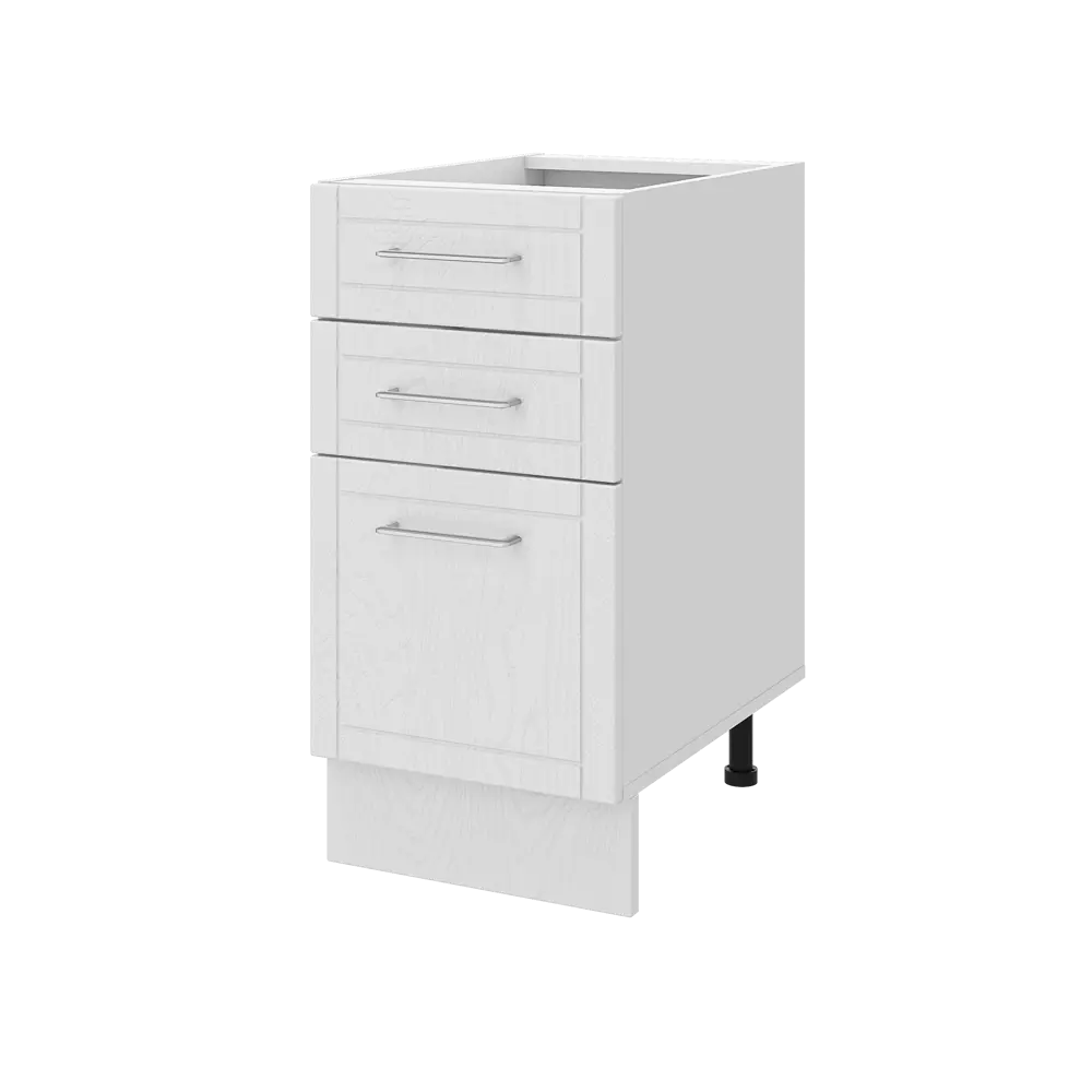 Напольный шкаф Агидель 40x82.5x58 см KONSENSA ЛДСП цвет белый STLM-2129918 - Вид №2