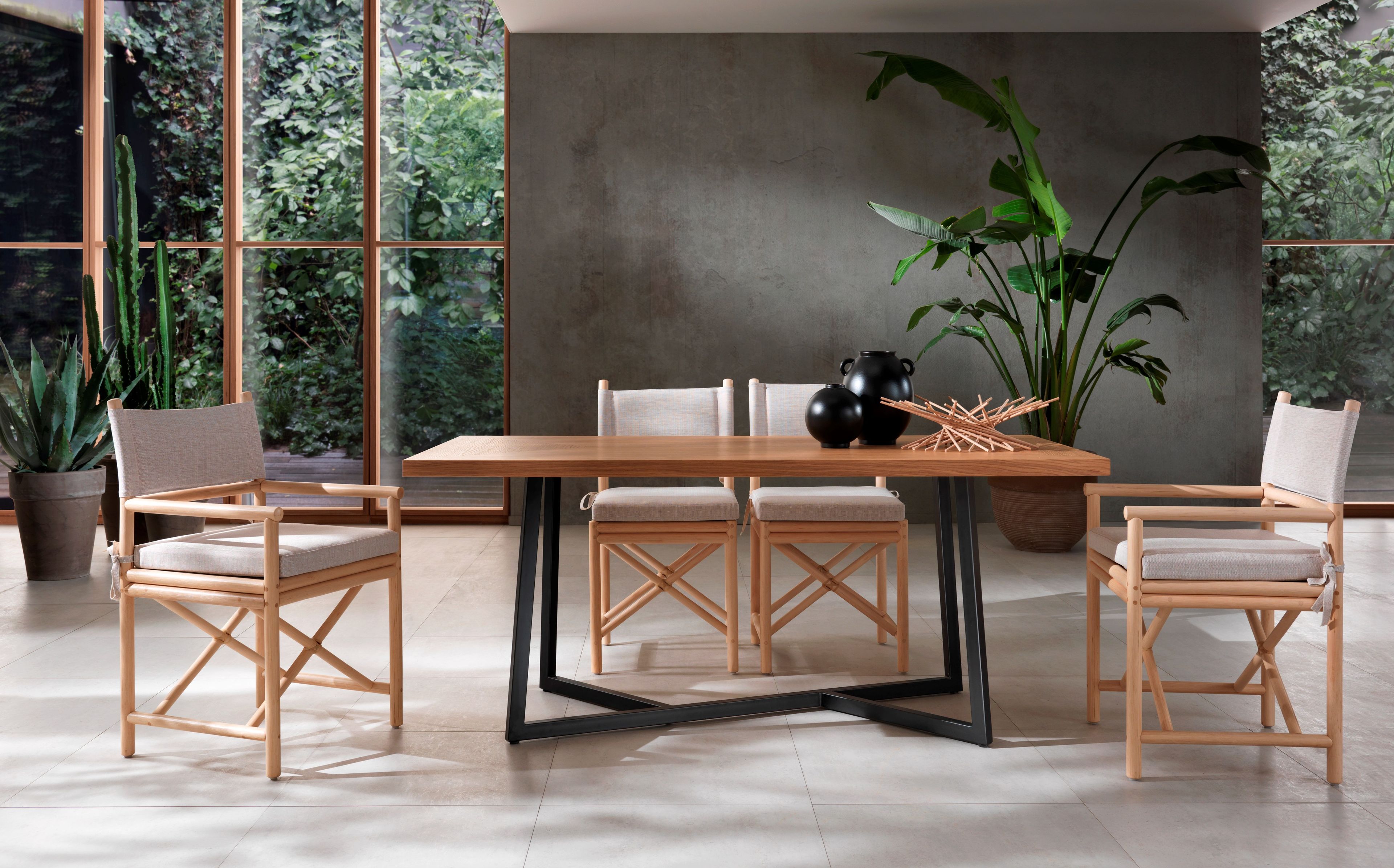 Стул из ротанга с подлокотниками Mila Maurizi Maison ARCH-00124953 - Вид №1