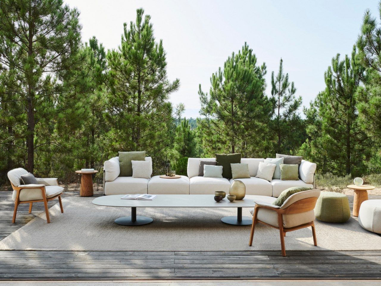 Ткань сад диван TRIBÙ узлы ARCH-00077671 - Вид №5