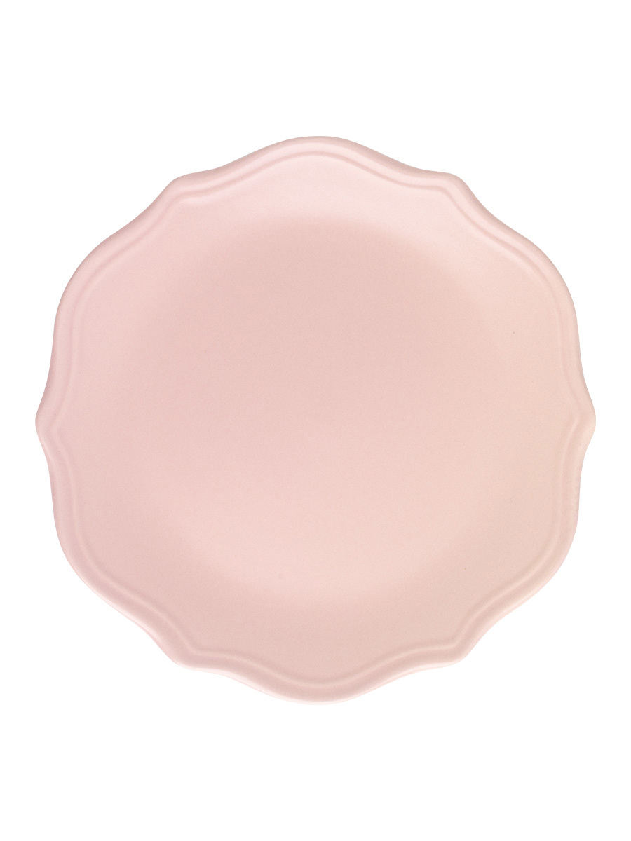 91038936 Тарелка Ромео 26x2.80x26 см керамика цвет розовый STLM-0452818 DEНАСТИЯ