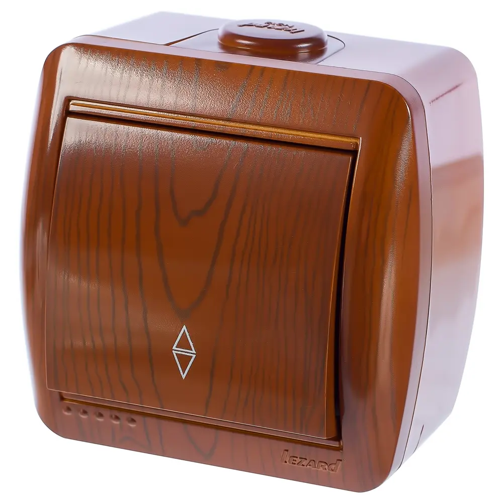 Выключатель Lezard Nata проходной цвет сосна STLM-2022285 - Вид №1