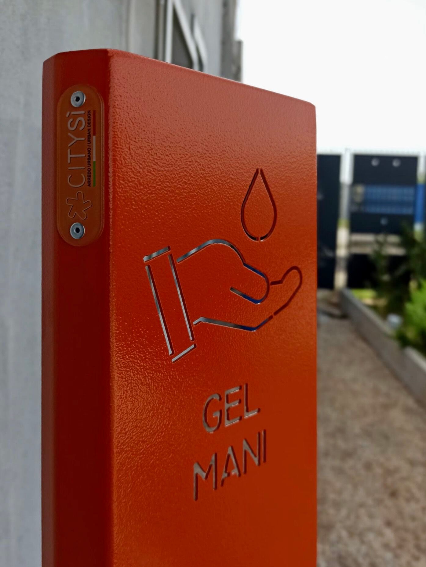 Металлический дезинфицирующий дозатор геля CITYSì SANIF ARCH-00095780 - Вид №2