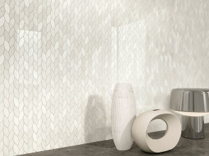 Белая паста керамическая мозаика