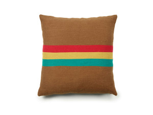 Льняная и шерстяная квадратная подушка