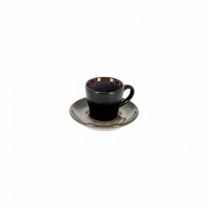 Кофейная чашка керамическая темно-синяя с блюдцем Odile от La Forma LA FORMA ODILE 00-3865109 Синий