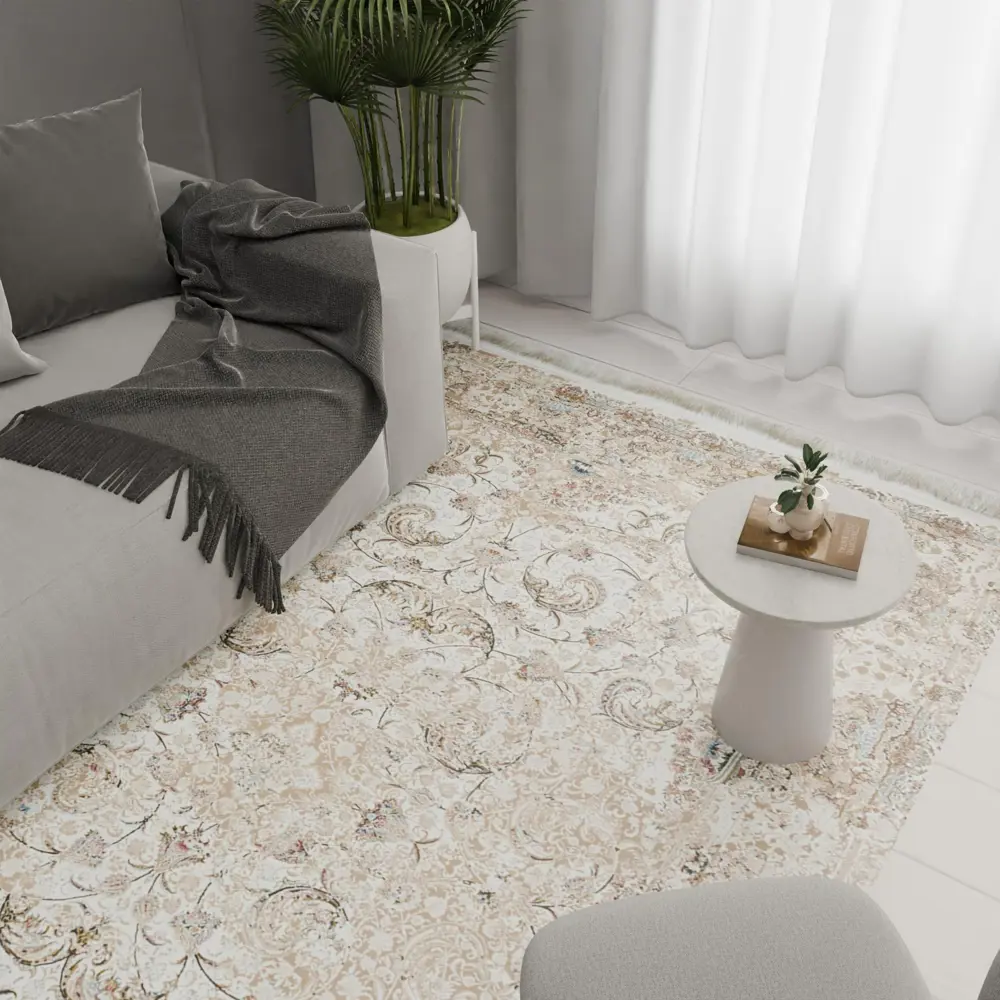 Ковер полиэстер Arnika 200x300 см цвет кремовый 86370532 STLM-2183525 Santreyd 