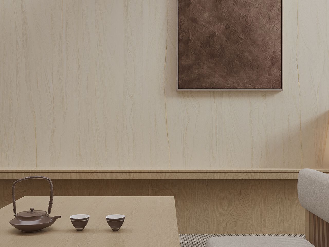 Мраморный пол / покрытие GANI MARBLE TILES TEAK WOOD CREAM ARCH-00060409