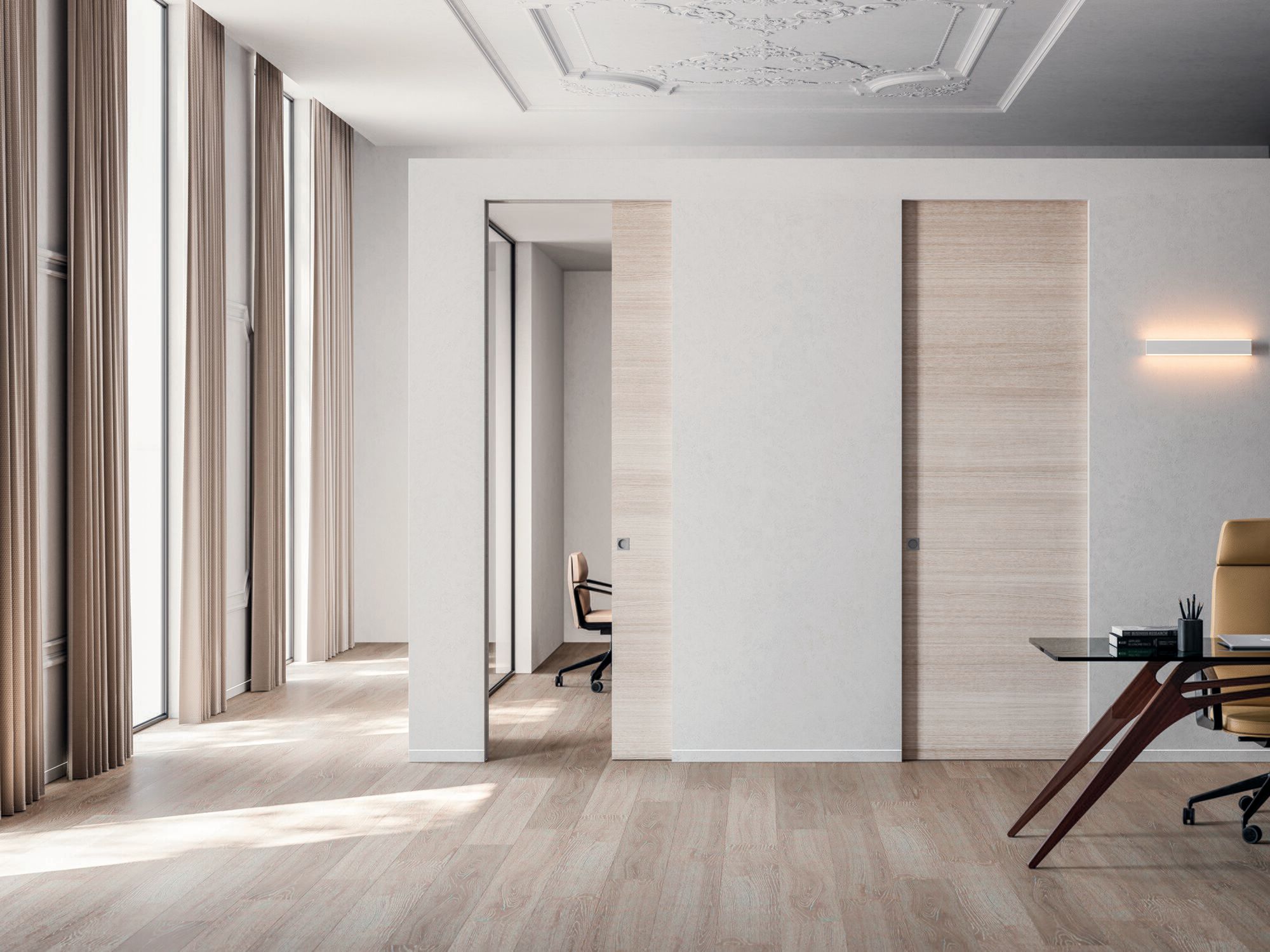 Панель раздвижных дверей из дерева Eclisse панели для дверей ARCH-00049810