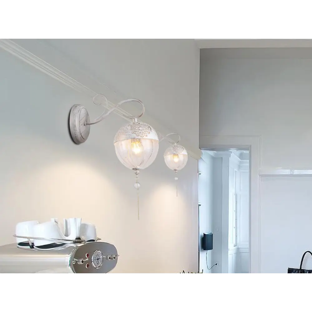 Бра «Grace» 657/1А 1хЕ14х40 Вт цвет белый/золотой Escada STLM-2161267 - Вид №5