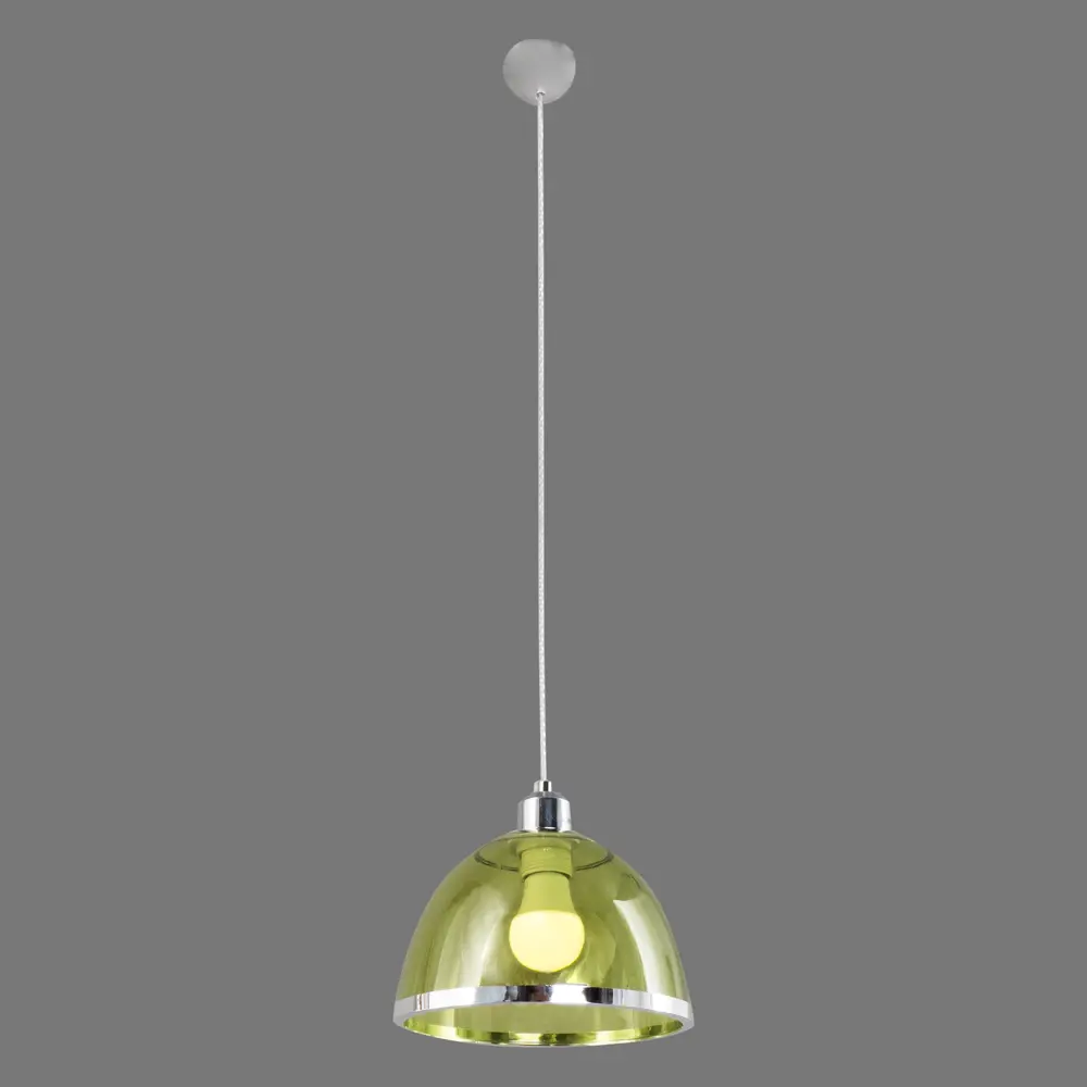 Светильник Globo 1xE27x40 Вт, 23 см, цвет зелёный STLM-2084047 - Вид №3