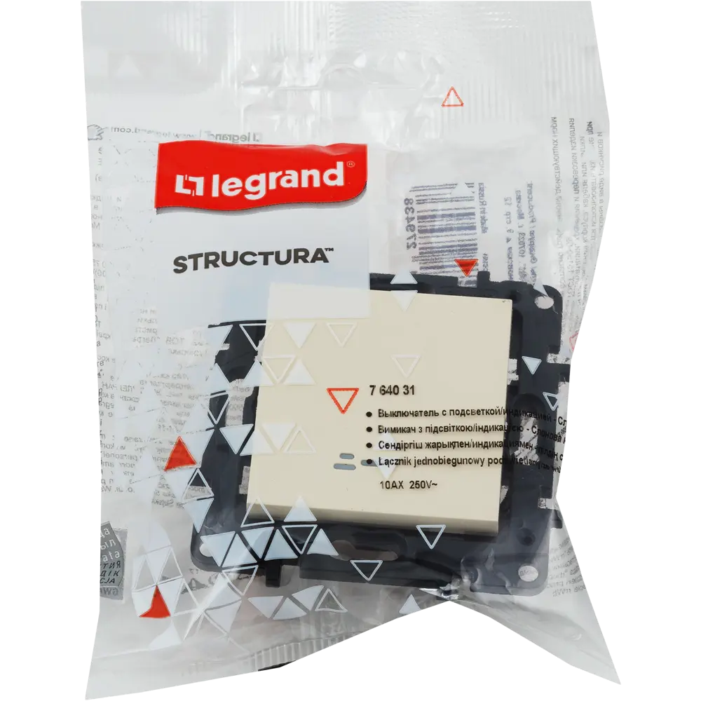 Legrand Structura: Выключатель с подсветкой для современного интерьера 82064607 STLM-0018598 - Вид №4