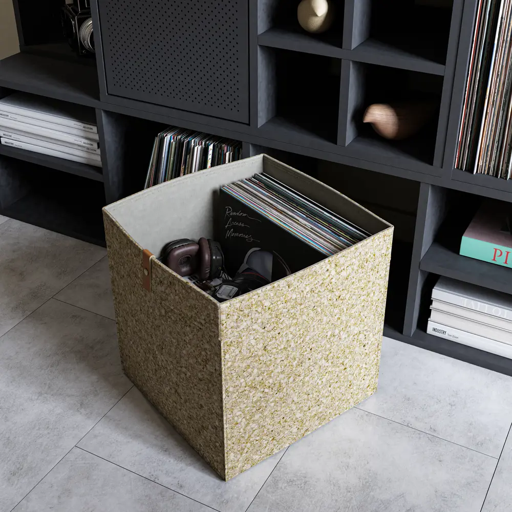 Короб Spaceo KUB L 31x31x31 см 30 л пробковый STLM-2151702 - Вид №5