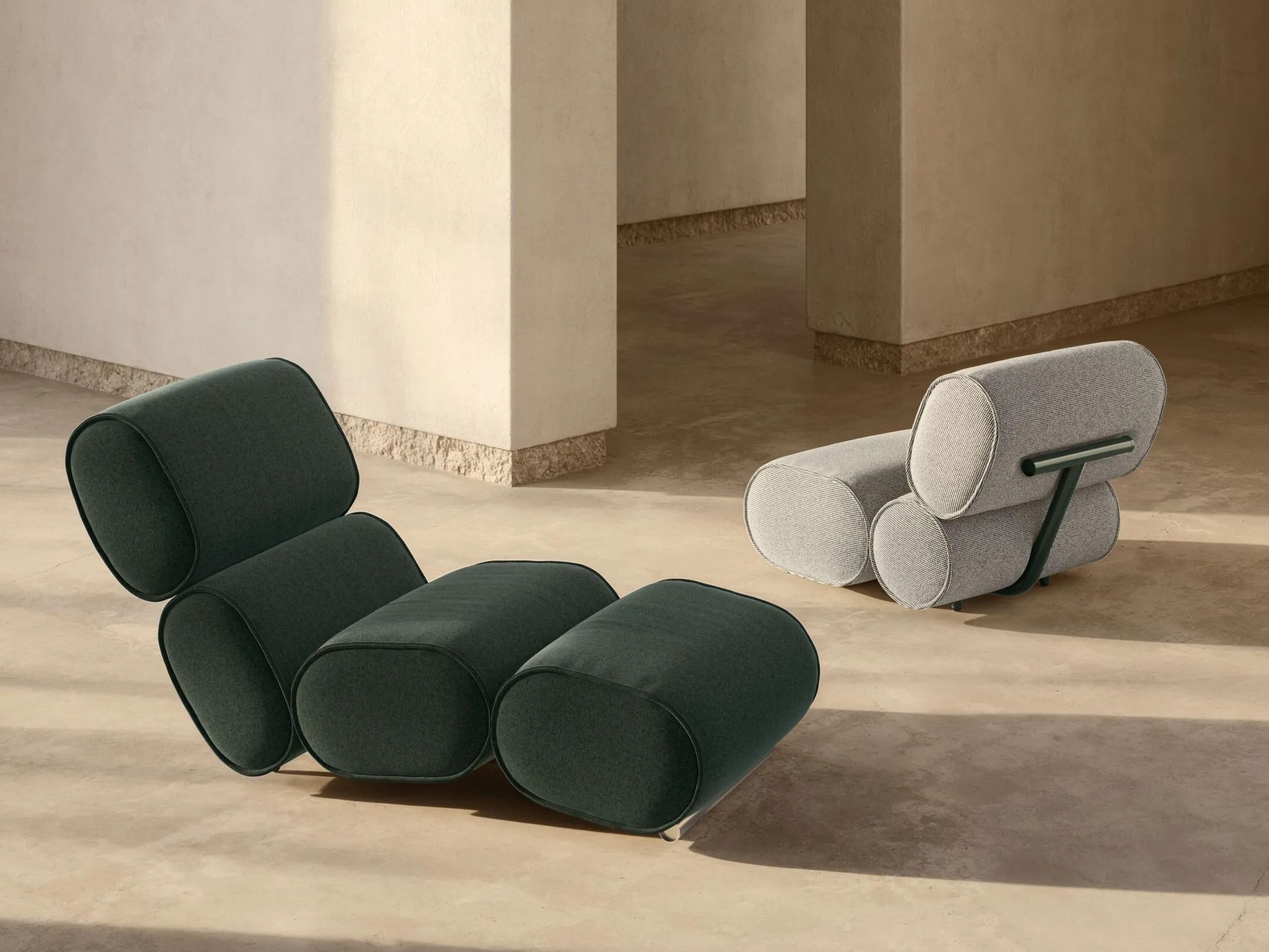 Шезлонг из ткани Desalto Roller ARCH-00037404 - Вид №6