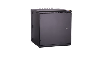 15900160 Настенный двухсекционный шкаф 19, 12U, черный TWM-126060-M-BK TLK