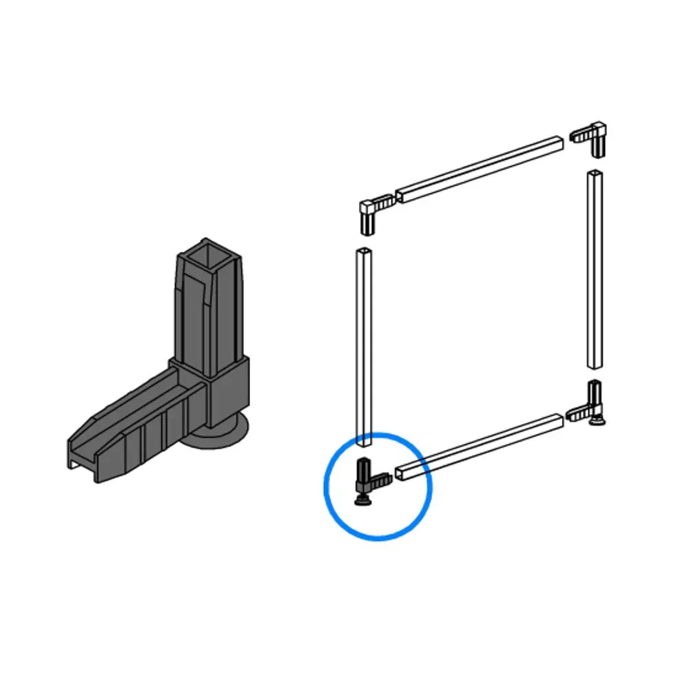 Santreyd: Коннектор для штанги с регулируемой опорой 85499991 STLM-0063399 - Вид №2
