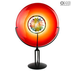 3919 ORIGINALMURANOGLASS Настольная лампа Закат - муранское стекло OMG 22 см
