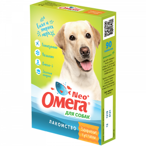 ПР0051262 Витаминное лакомство для собак «Здоровые суставы» с глюкозамином и коллагеном Омега Neo+