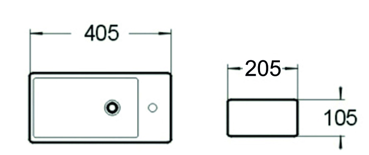 Раковина чаша SL-2009L SANTILINE  - Вид №1