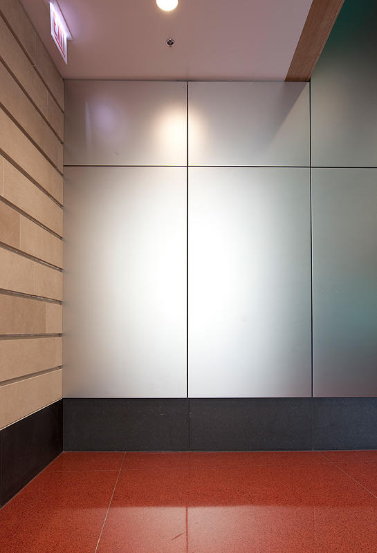 FSRT671 Система облицовки стен Levele глухими панелями; вставки в стекле vivispectra Spectra с индивидуальной прослойкой изображения и стандартной отделкой в ​​общенациональной детской больнице - исследовательский корпус iii, колумбус, штат Огайо Forms-su Forms-surfaces  - Вид №25