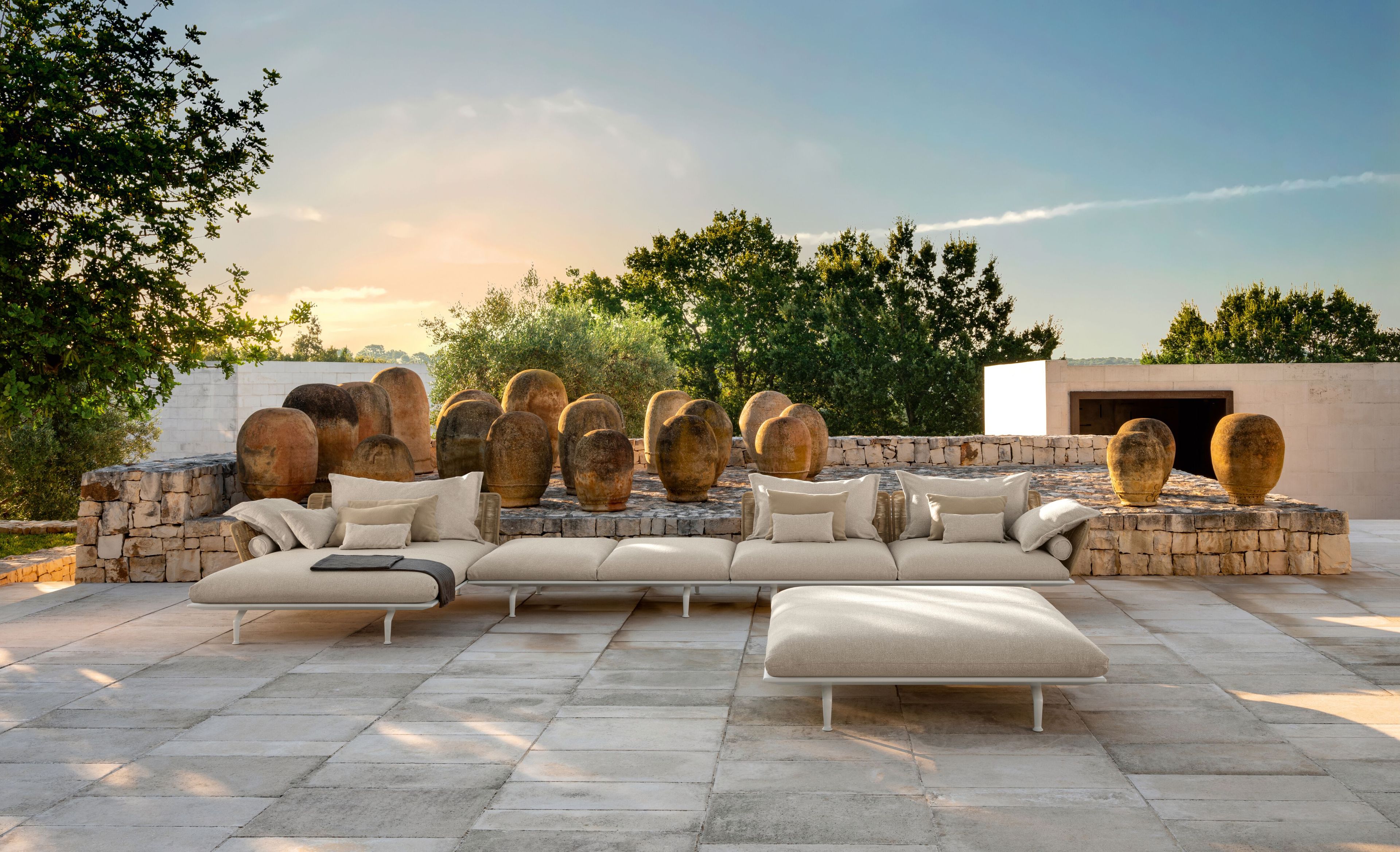 Тканевая садовая скамейка Talenti Cruise Alu ARCH-00000313 - Вид №1