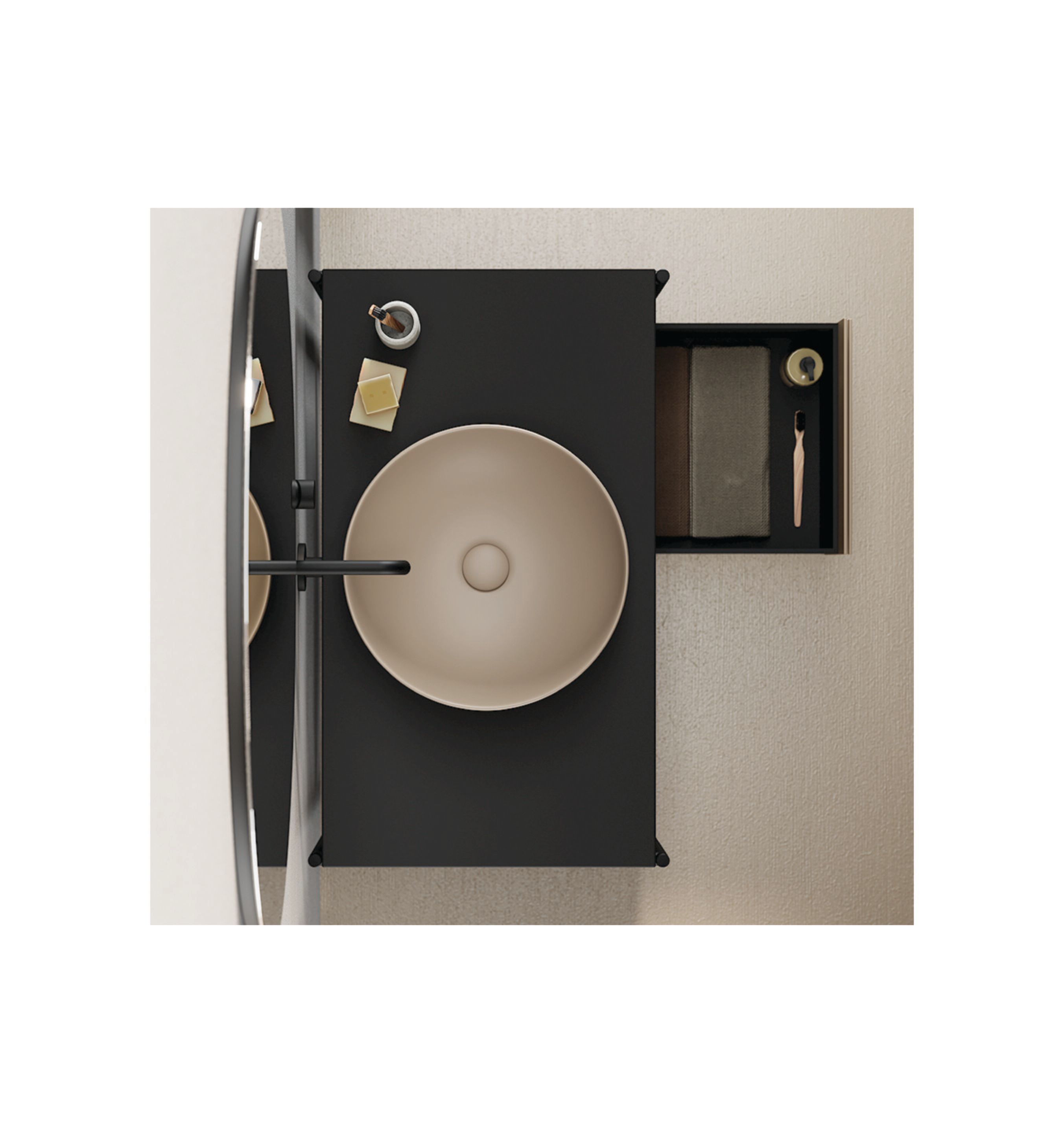 Напольный умывальник с ящиками Nic ARCH-00128250 - Вид №1