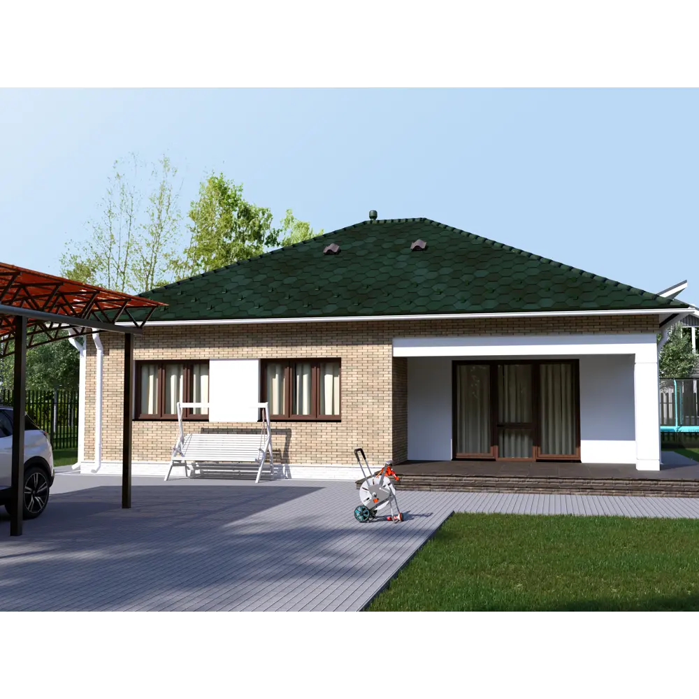 Труба водосточная Dacha 80 мм 3 м белый DÖCKE STLM-2106112 - Вид №3