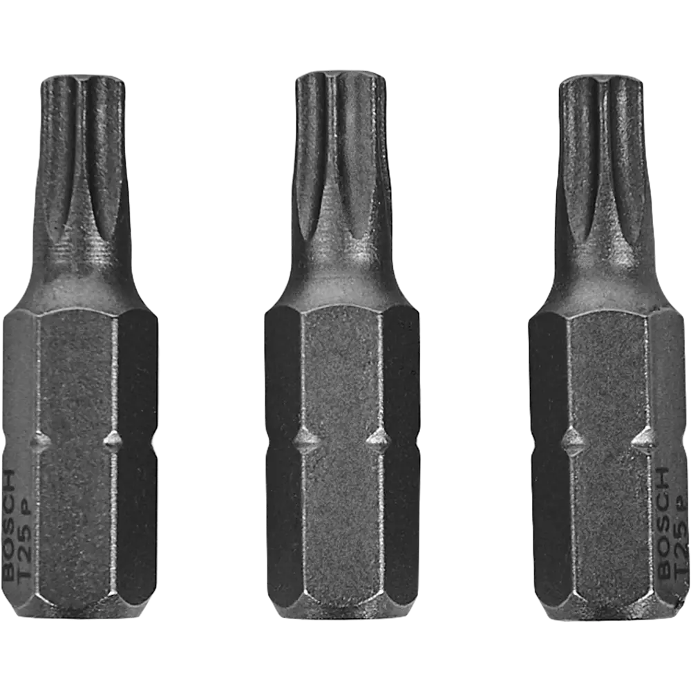 Бита Bosch Extra Hard 2607001615 T25x25 мм, 3 шт BOSCH PROFESSIONAL STLM-2032301