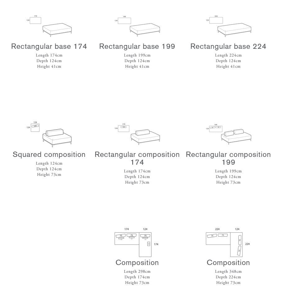 Модульный диван для контракта Ditre Italia Sanders ARCH-00147145 - Вид №9
