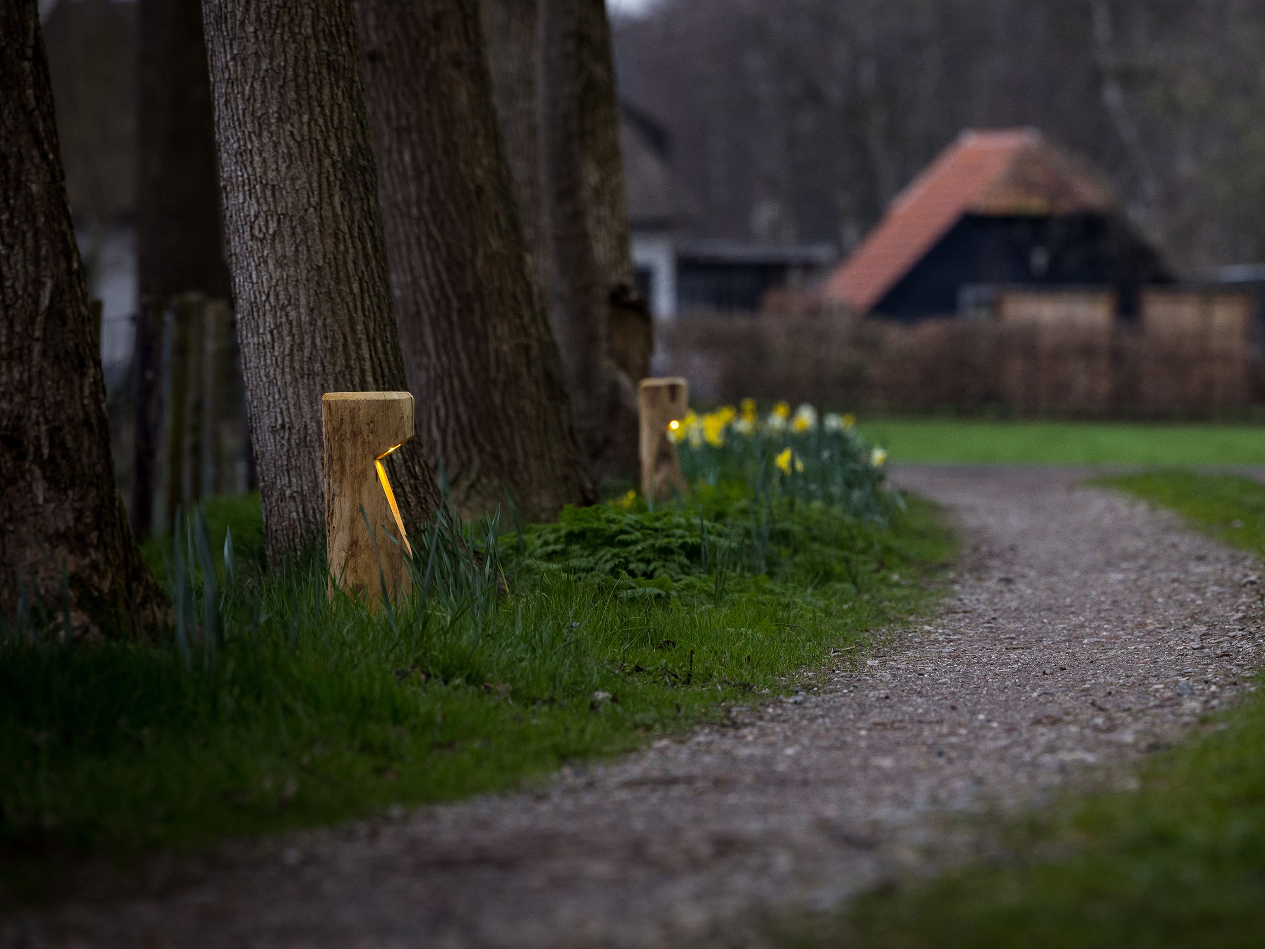 Каштановый светодиодный световой столб Timberlab BOSCO ARCH-00137906 - Вид №6