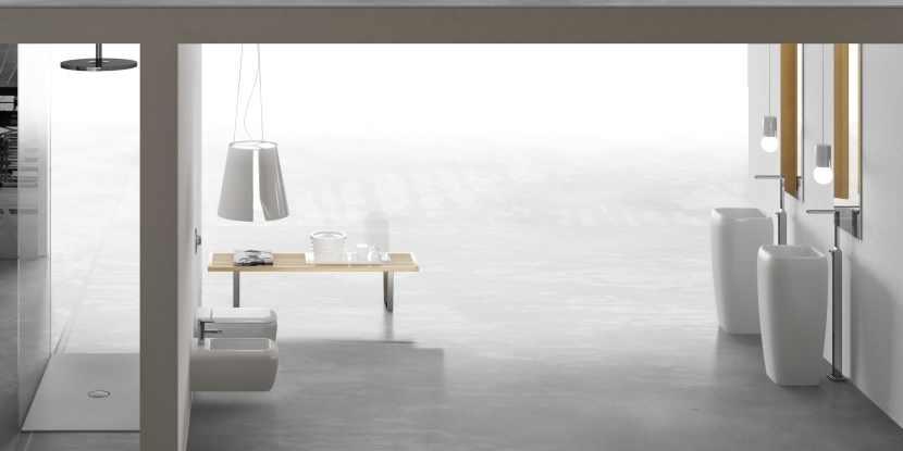 SHFREEC Накладная раковина на столешницу  квадратная Ceramica Cielo  - Вид №2