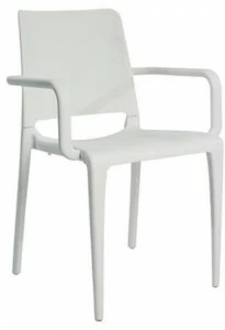 Ezpeleta Штабелируемый садовый стул из полипропилена с подлокотниками  Mn-hal00