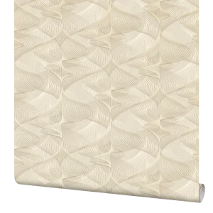 Обои флизелиновые Wall Up Tesla бежевые 1.06 м 646481