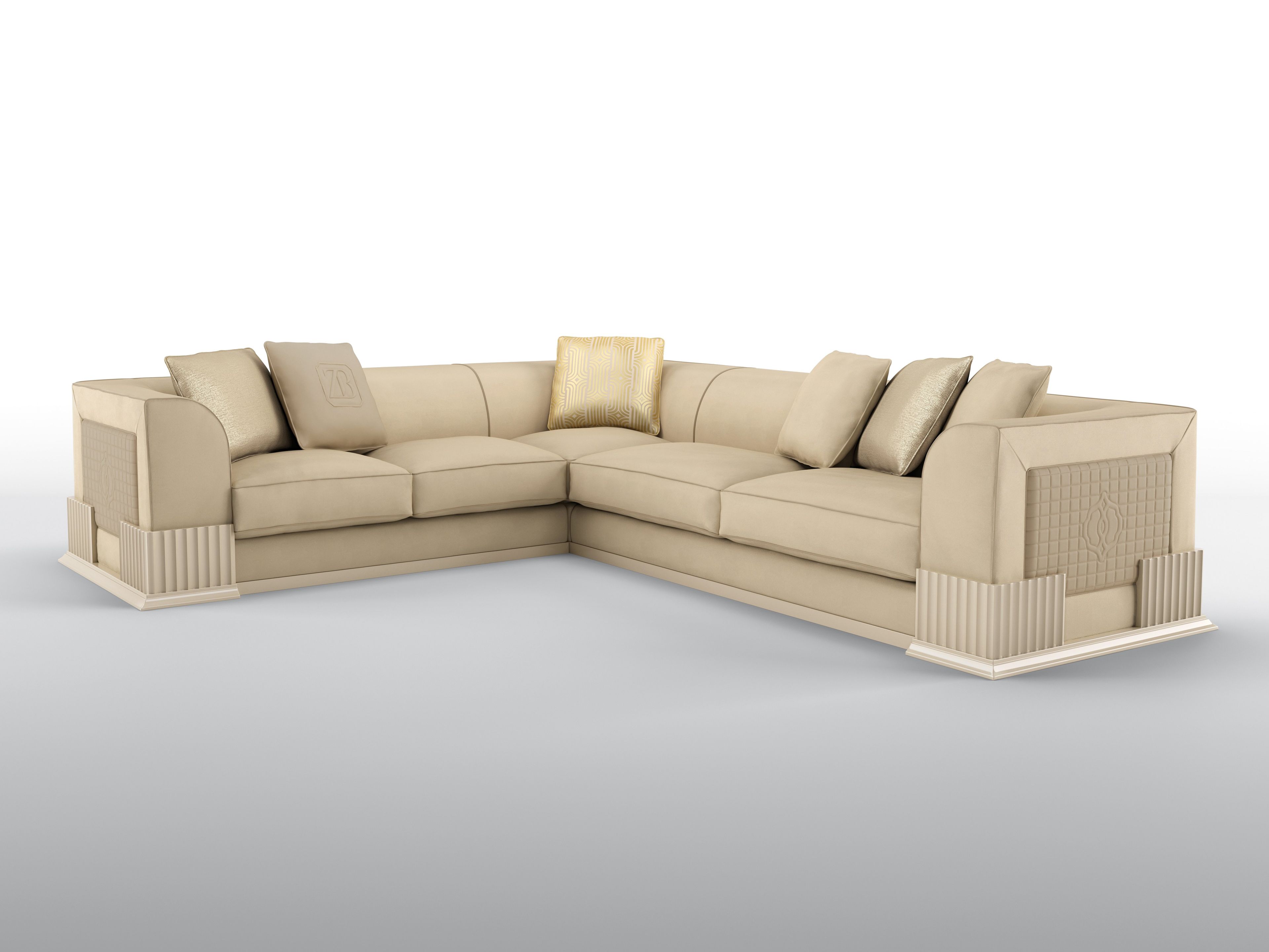 Бархатный диван BRUNO ZAMPA BARRYMORE ARCH-00128718