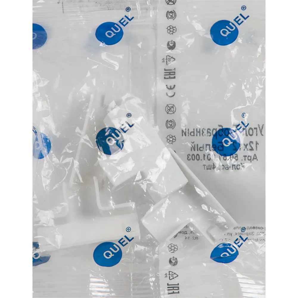 Тройник для кабель-канала 12x12 мм цвет белый 4 шт Santreyd STLM-2179756 - Вид №1