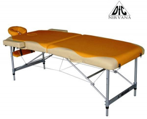 TS2010_OB Массажный стол оранжевый NIRVANA ELEGANT PREMIUM DFC