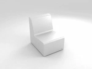 Lamalva Модульное садовое кресло из полиэтилена с подсветкой Brisa 020