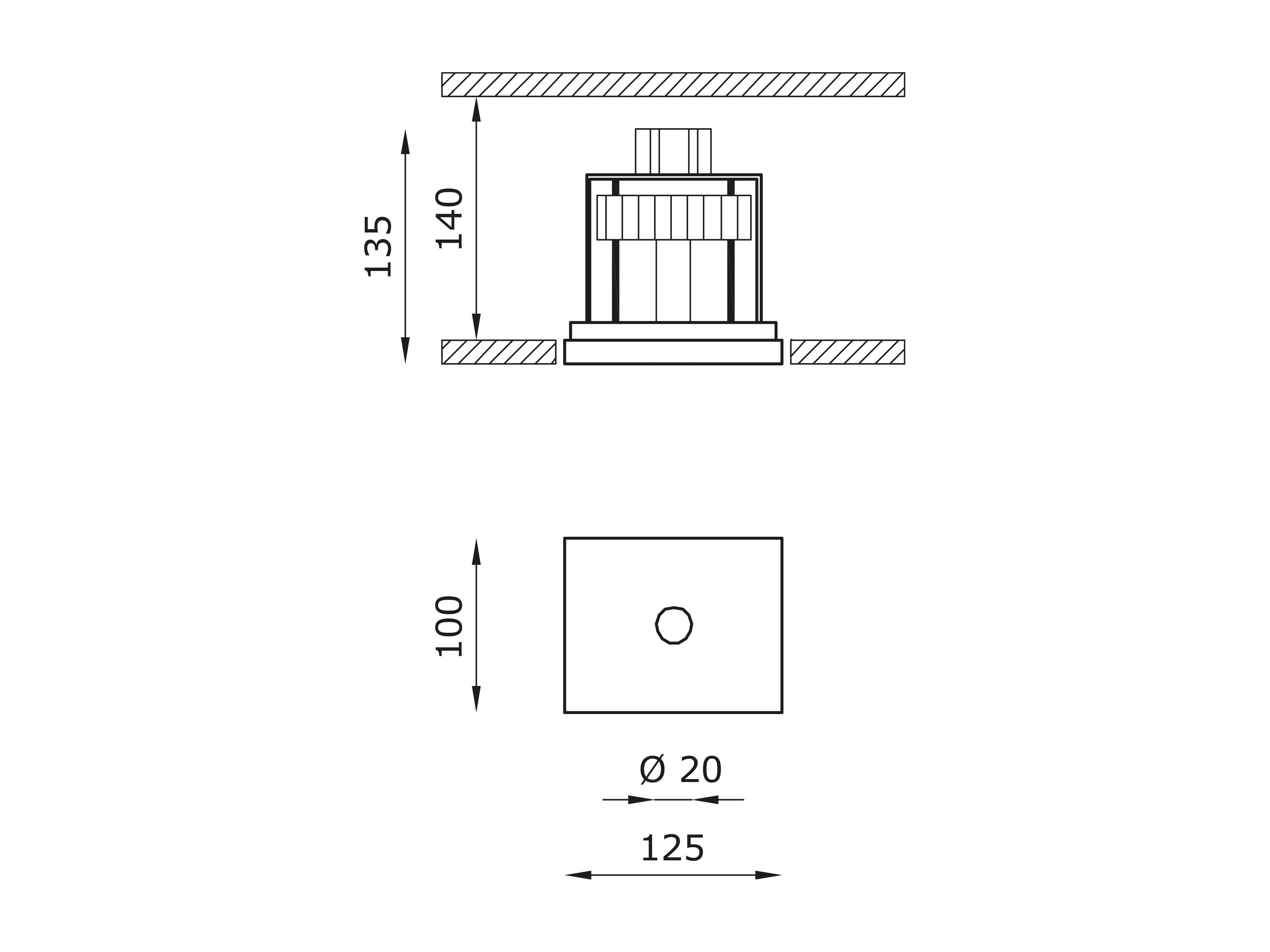 Встраиваемый светодиодный прожектор в AirCoral® Buzzi & Buzzi GENIUS DIM TO WARM ARCH-00139361 - Вид №1