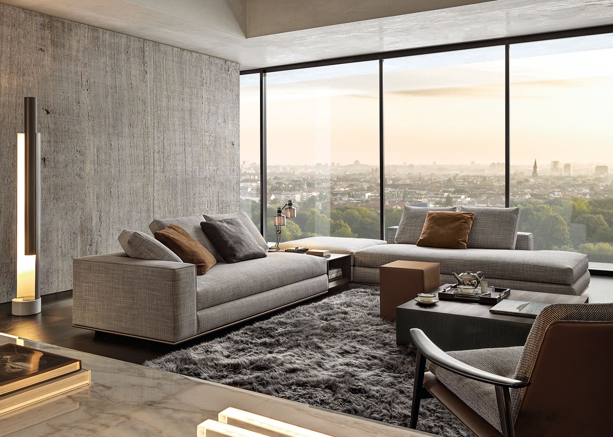 Ткань диван Minotti Гамильтон ARCH-00081571 - Вид №7