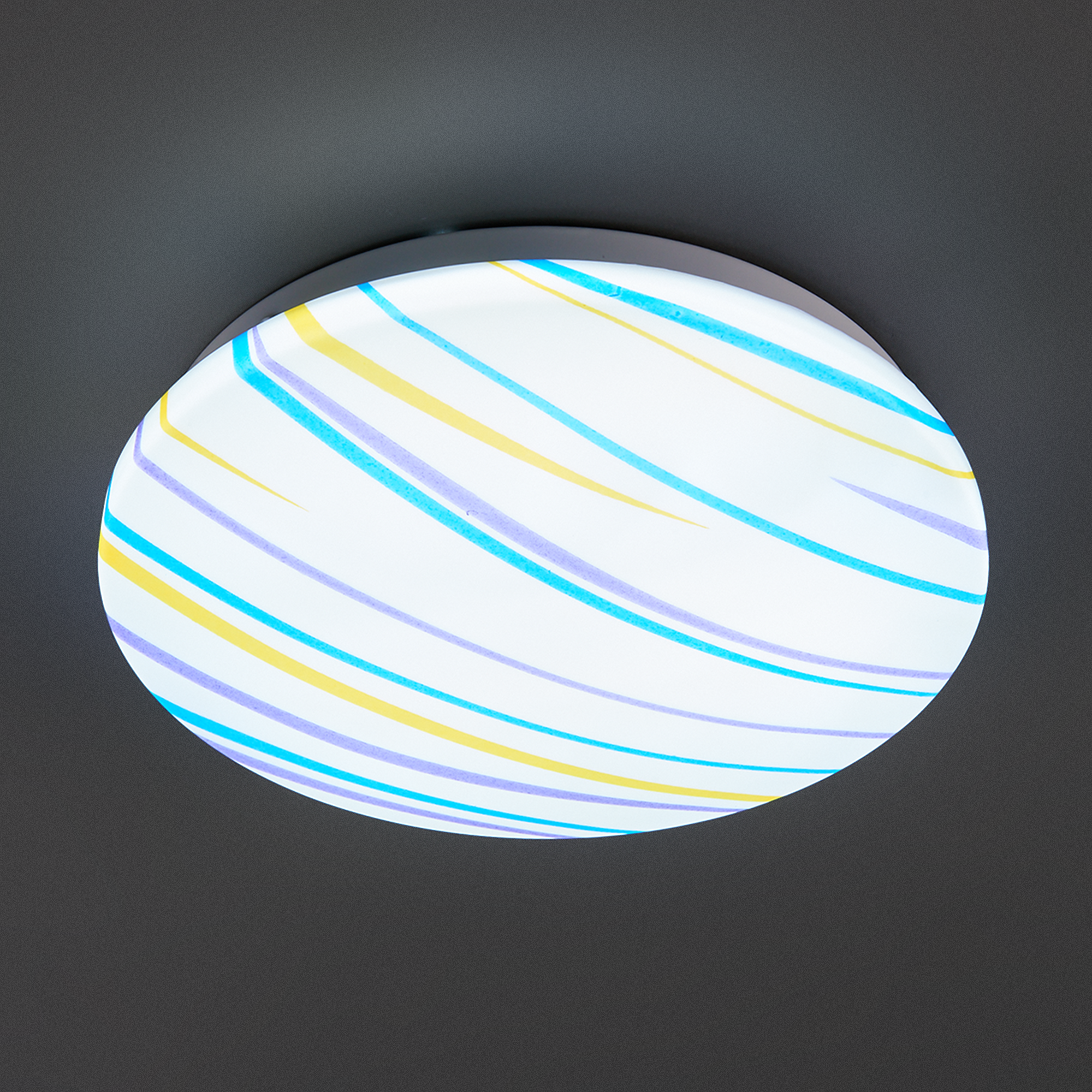 89136103 Светильник настенно-потолочный светодиодный Rio C16LLW12W, 6 м², холодный белый свет, цвет белый STLM-0078869 LUMIN ARTE