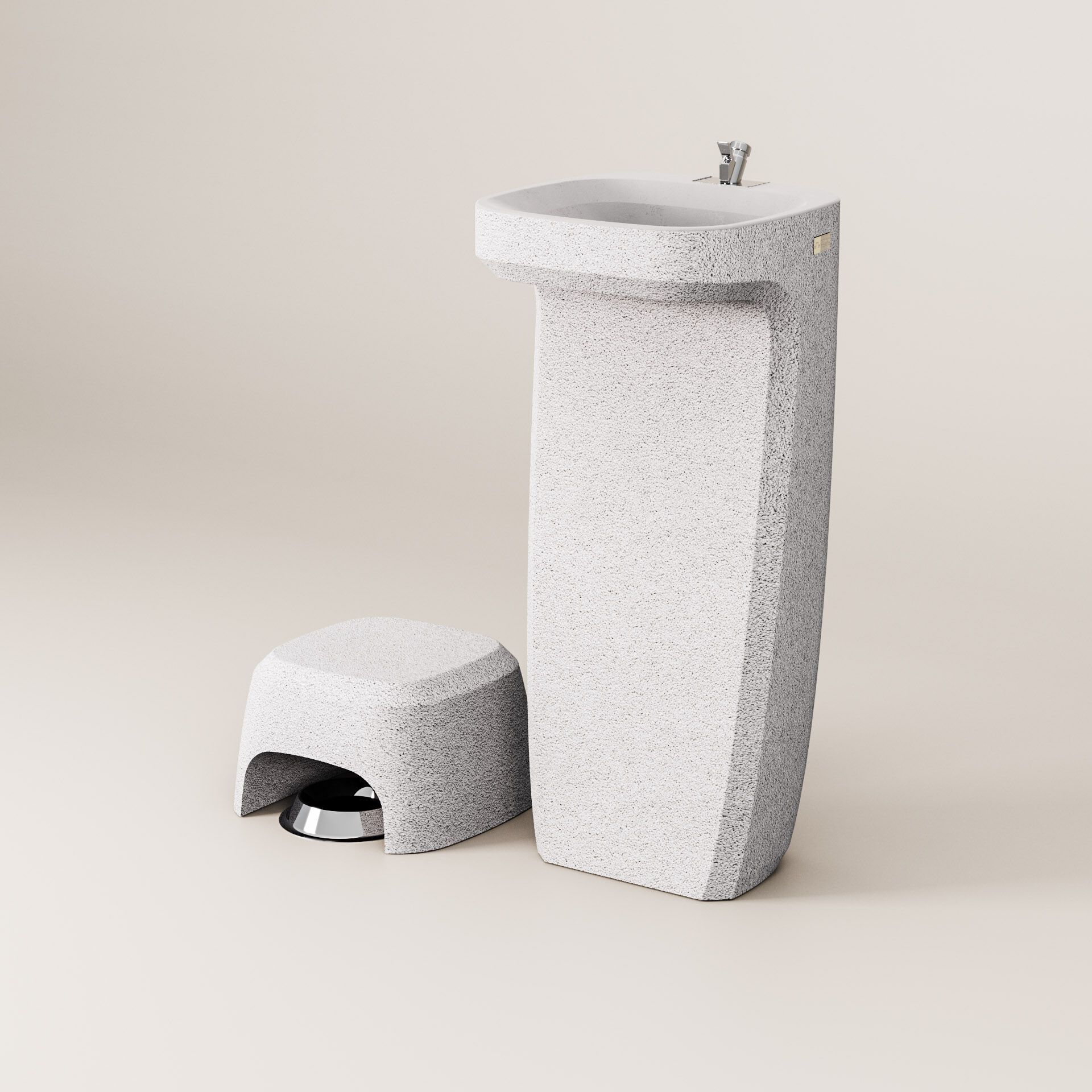 Бетонный пол фонтан Kremen ARCH-00068100 - Вид №23