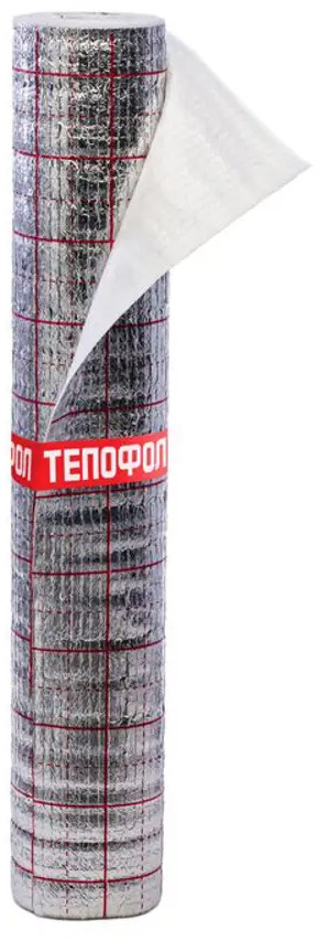 91790545 Теплоотражающая изоляция Тепофол для теплых полов 1.2x25м 5мм 30м² STLM-1018267
