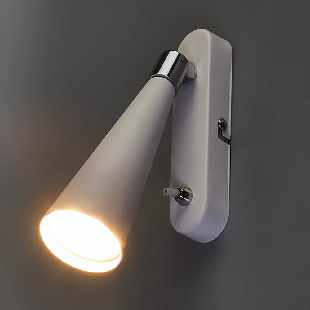 Спот-бра Elektrostandard Horn 1 лампа 1 м² цвет белый 89189550 STLM-2066062  - Вид №2