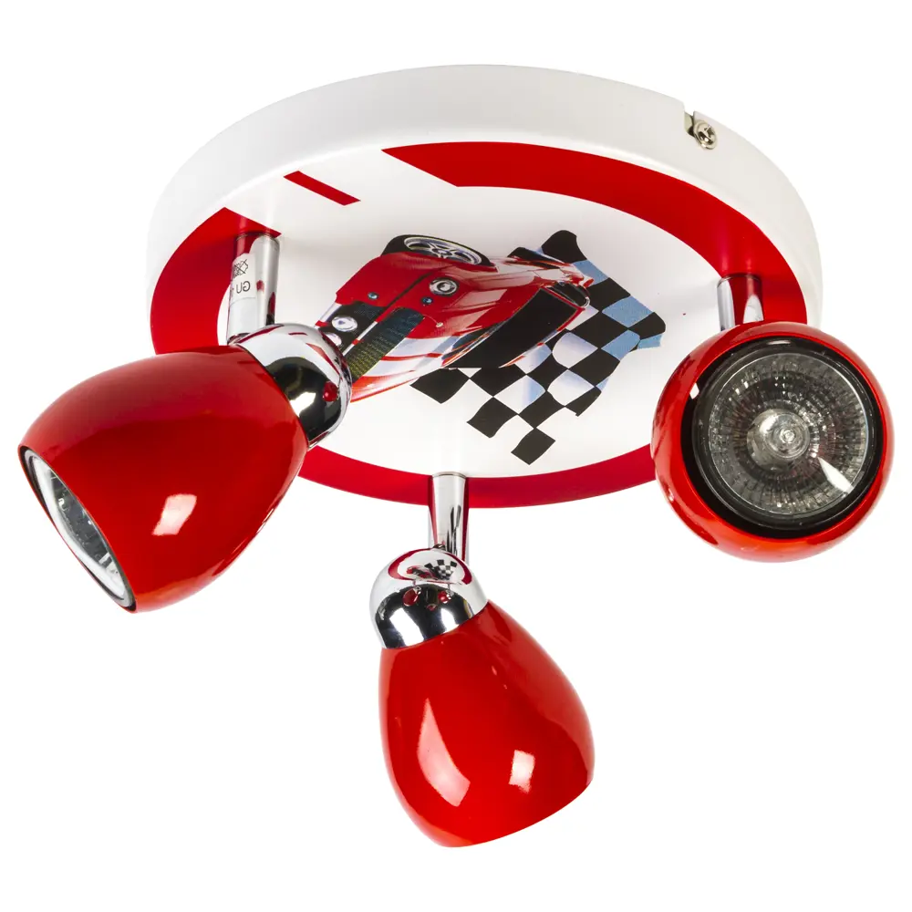 Спот Racing 3xGU10x50 Вт, металл, цвет пурпурный 15101314 STLM-2110234 Brilliant 