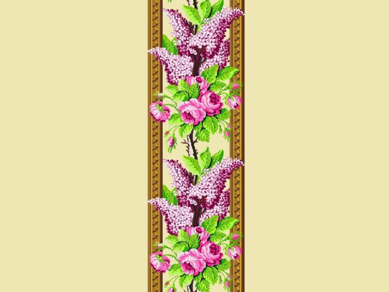 Шелковая ткань для обивки стен в стиле Людовика XVI с цветочным узором LELIEVRE Exception ARCH-00147814