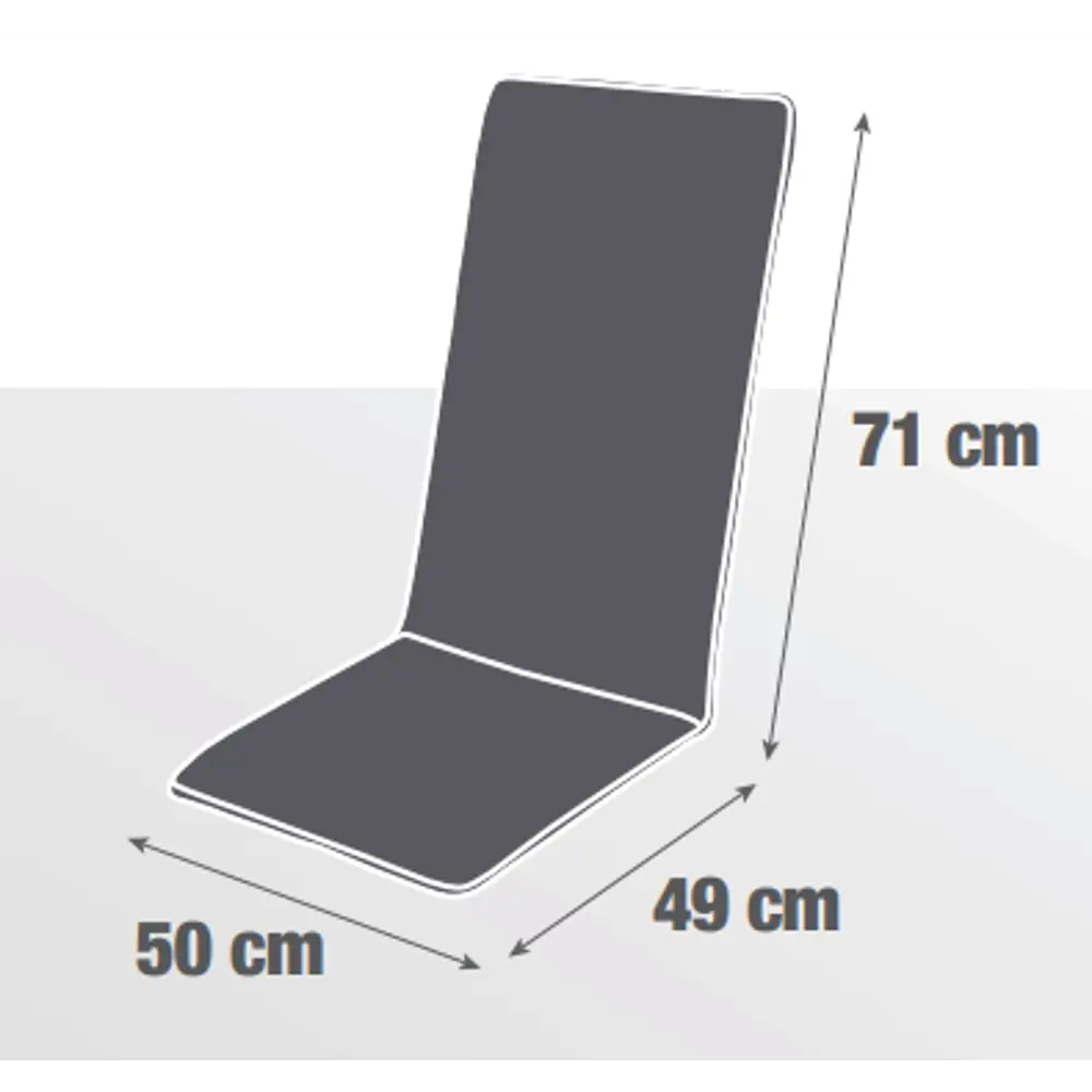 Подушка для садовой мебели Naterial Bigrey 71x50 см полиэстер бежевый STLM-2142933 - Вид №2