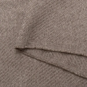 Ткань 1 м/п Aris Tweed рогожка 310 см цвет кофейный